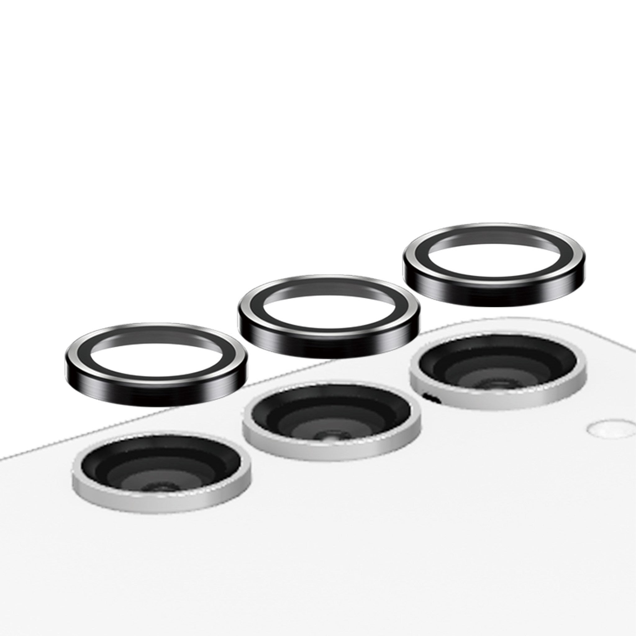 PanzerGlass® Hoops® Sort Kameralinsebeskytter Galaxy S23 FE